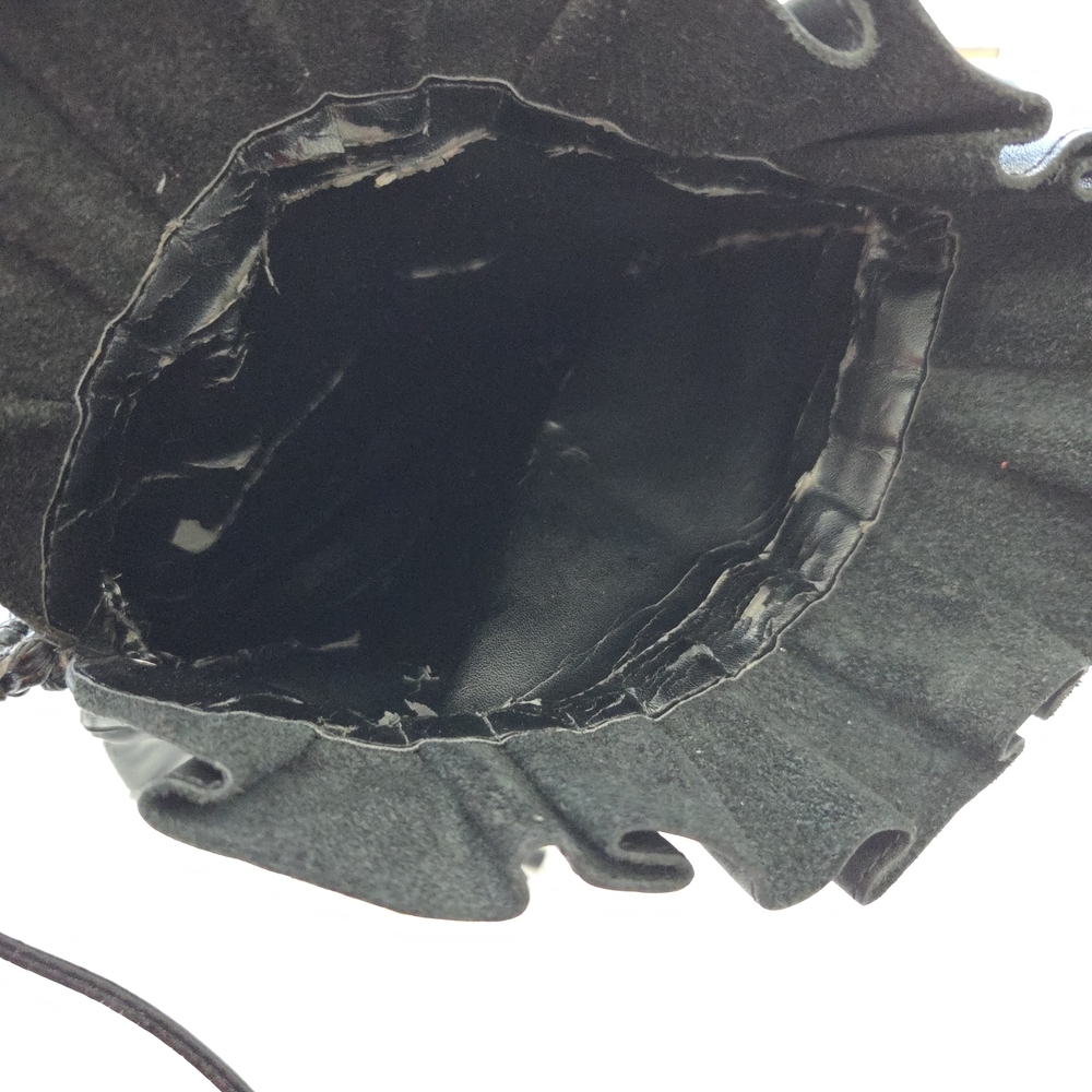 Kelsi Dagger Black Over-the-Knee Lace-Up Ruffled Cuff Stiletto Boots Size 10 - Picture 6 of 8